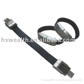 Wrist band USB memory drive